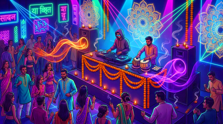 Professional Bhajan Stage Setup Delhi