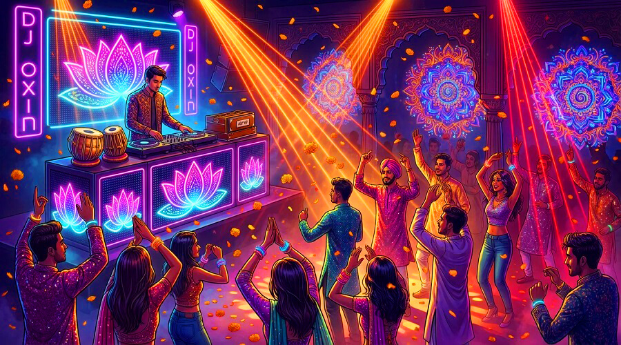 LED Devotional Stage Decoration