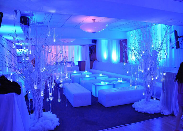 LED lounge with premium lighting