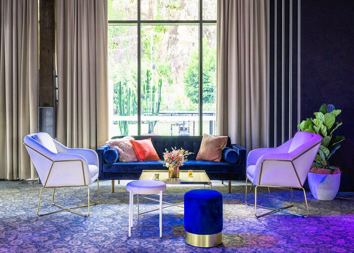 Exclusive bar setup for VIP lounge