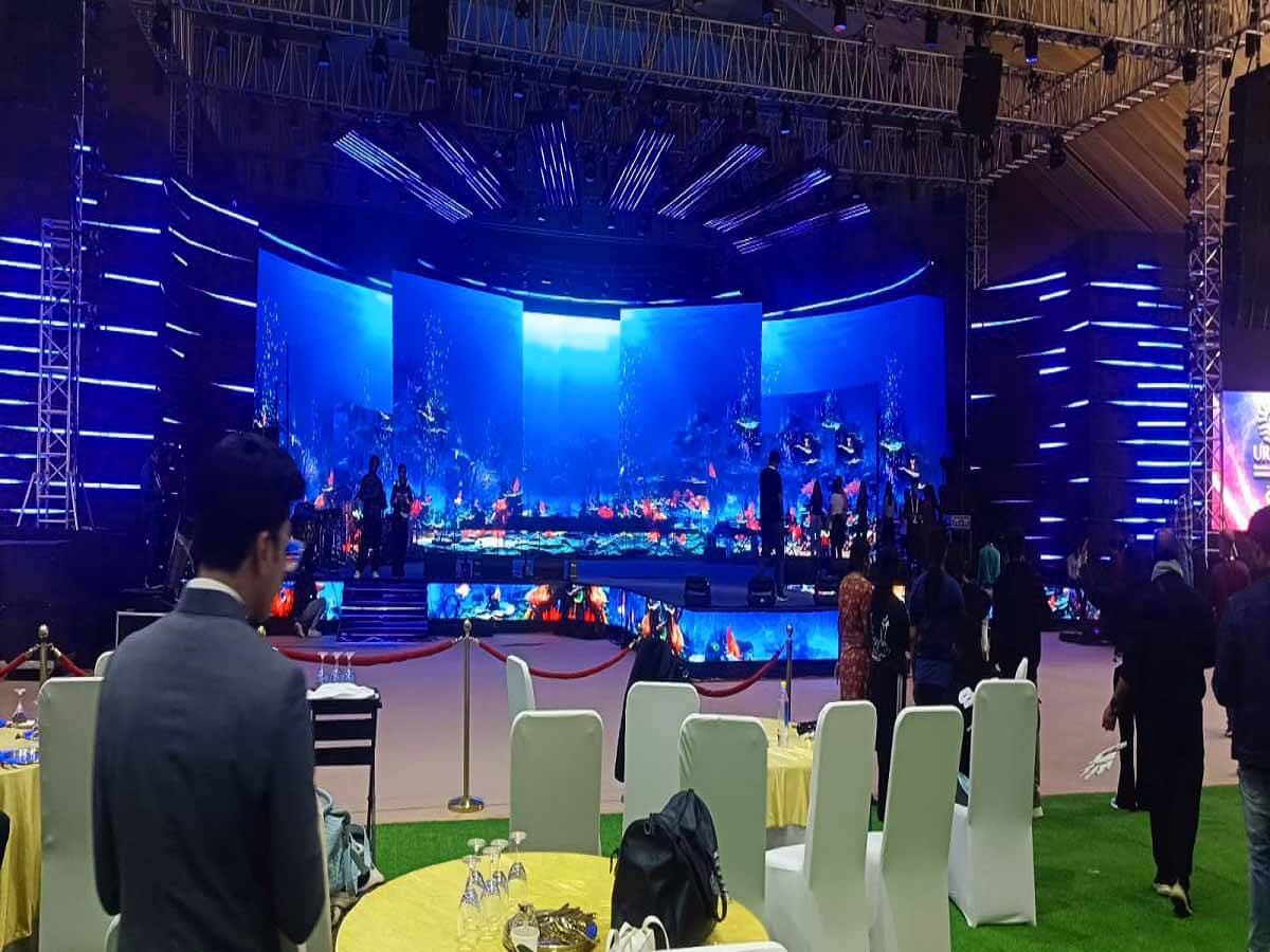 Corporate Event Stage Setup Delhi - Corporate Stage Fabrication Services
