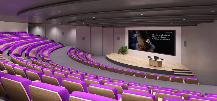 Conference Auditorium with AV Setup
